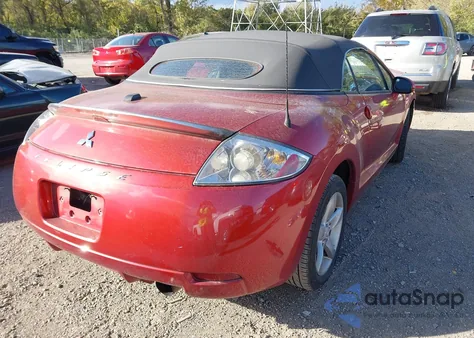 2008 Mitsubishi Eclipse Spyder Gs from USA, damaged, VIN 4A3AL25F88E038611